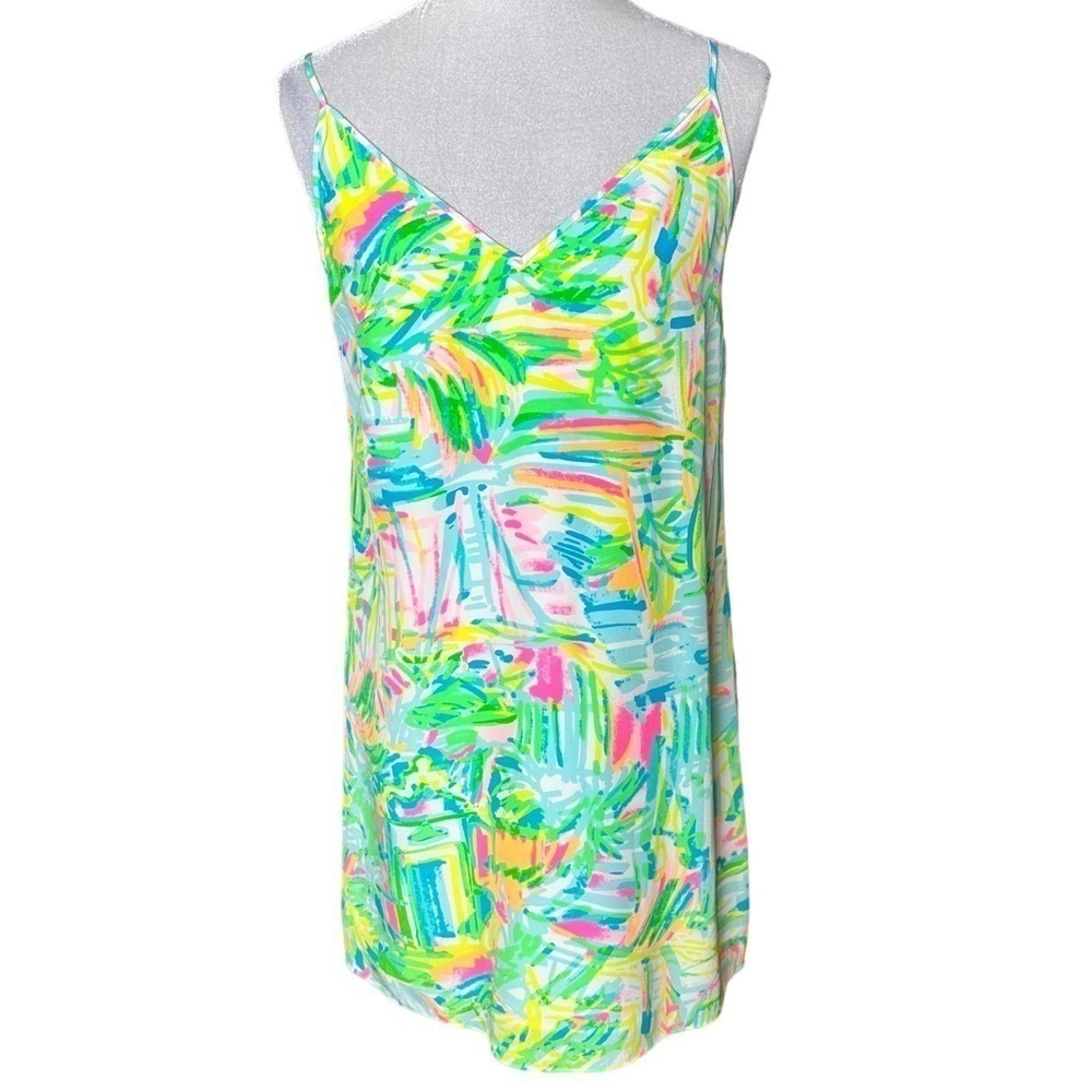 Lilly Pulitzer Lela Silk Dress in Sea Salt. Size XS